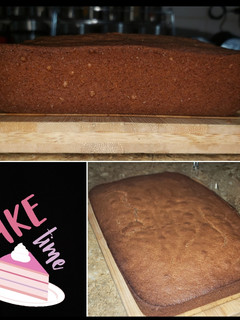 Una foto de Bizcocho de chocolate para torta