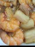 Tôm rim thịt