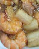 Tôm rim thịt