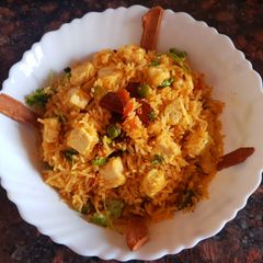 A picture of Paneer pulav.