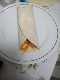 Una foto de Wrap de atún