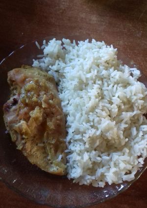 Una foto de Pechugas con arroz