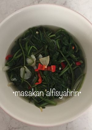 Foto resep Cah kangkung simple