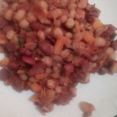 A picture of Fried Githeri.