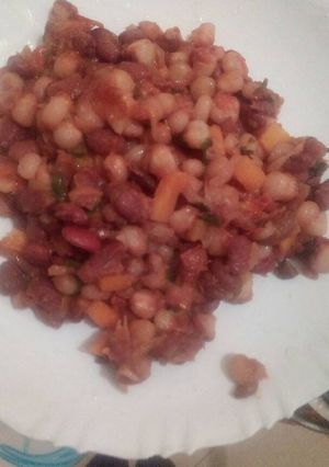 A picture of Fried Githeri.