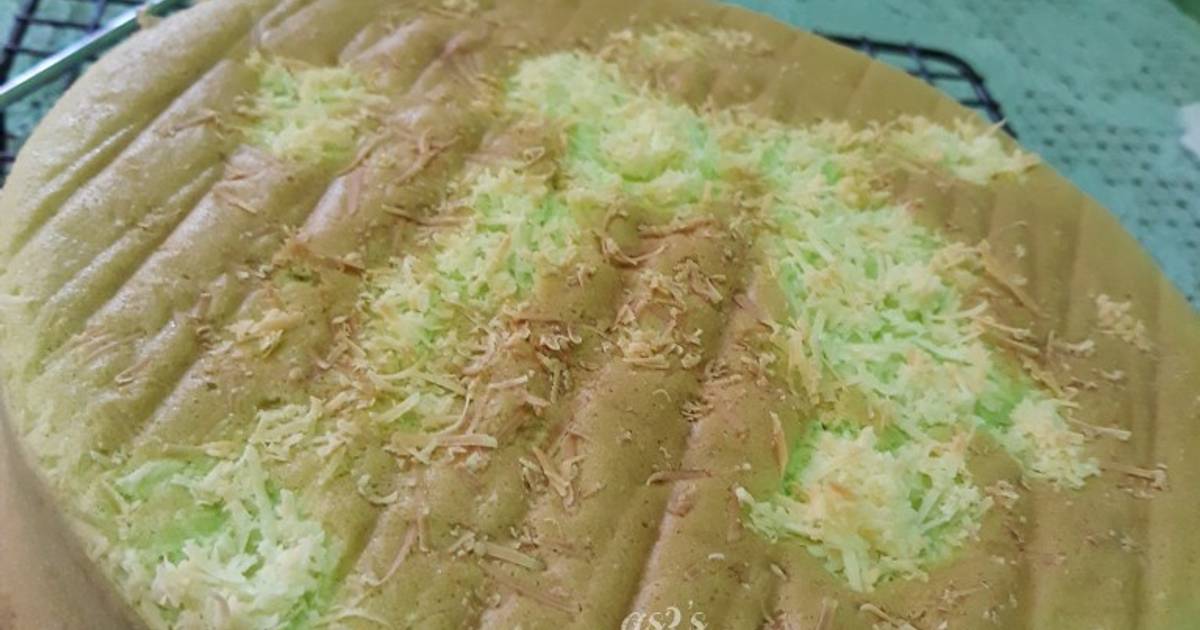 Resep Cake Pandan Tanpa Emulsifier dan Pengembang oleh Astri Astrid