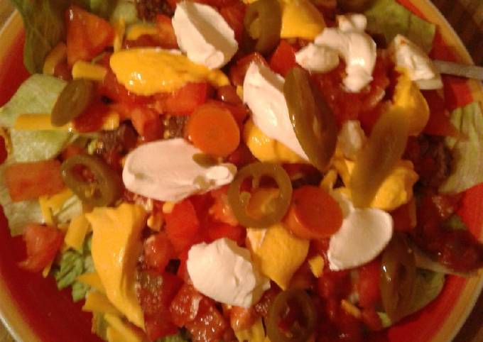 Steps to Make Homemade Taco salad