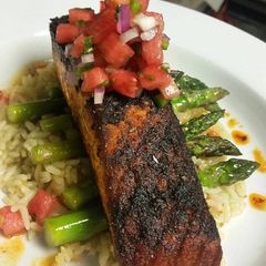 A picture of Watermelon Pico de Gallo.