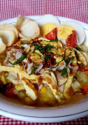 Foto resep Bubur Ayam dan Kuah Kaldu Ayam