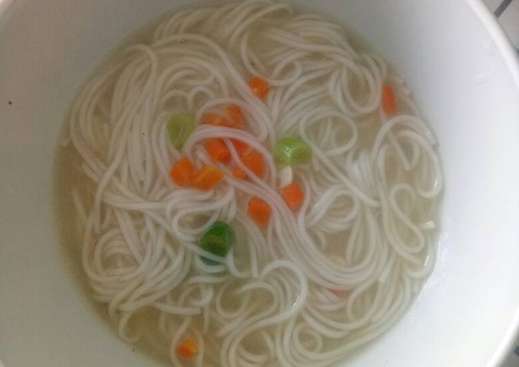 dari awal hingga akhir Membuat Misoa kuah bonebroth Jadi, Bikin Ngiler