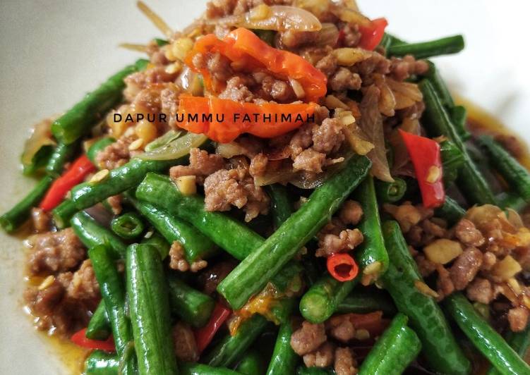 Tumis Beef Kacang Panjang