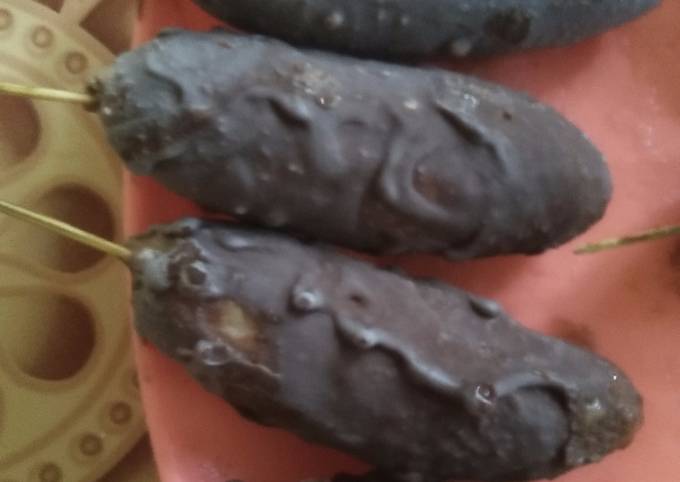 Cara Membuat Es pisang coklat Simpel