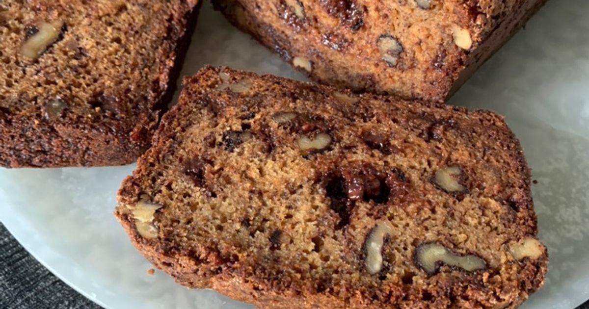 Resep Banana Chocolate Chip Bread Enak, Praktis, dan Mudah Dibuat - foto hasil masakan