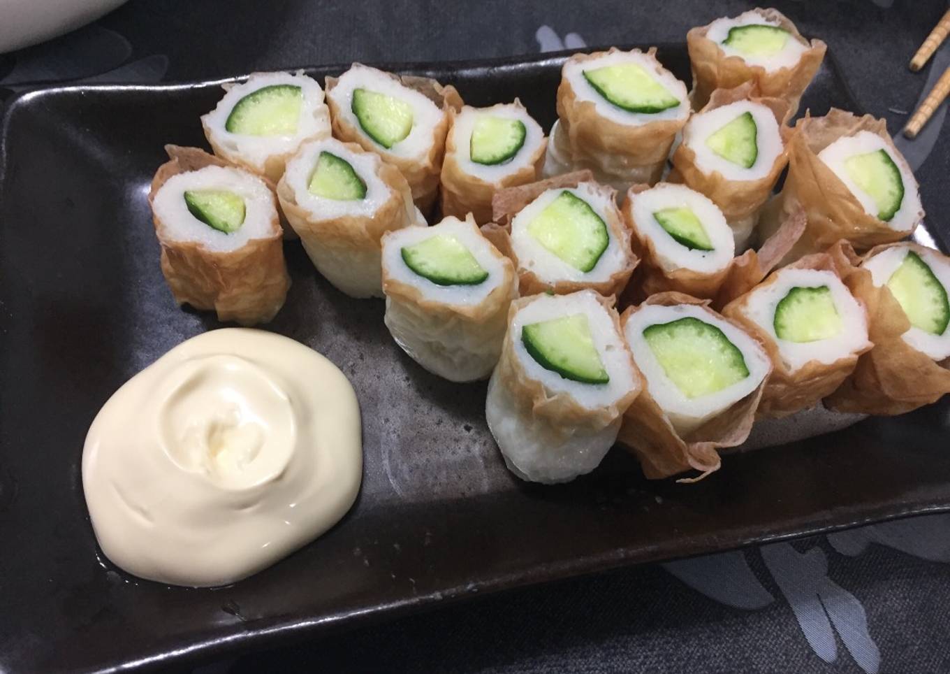 Cucumber in Chikuwa(Japanese Baked Fish Cake)