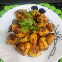 A picture of Jeera Aloo.