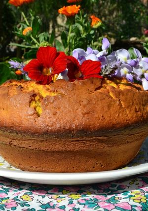 Una foto de Budín de banana, zanahoria y salvado de trigo🌼⚘🌺
