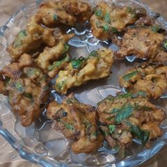 A picture of Palak Pakory.
