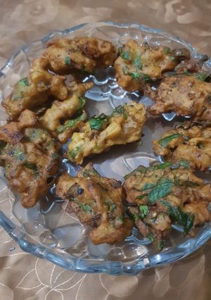 A picture of Palak Pakory.