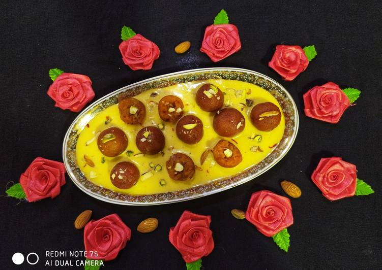 Step-by-Step Guide to Make Speedy Carrot Gulab Jamun with Mango Rabri