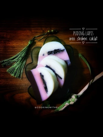 Langkah Gampang Membikin Resep Puding lapis oreo stroberi coklat yang  Bikin Ketagihan Anti Ribet, Lezat Sekali