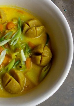 Foto resep Sayur sop santan pedas