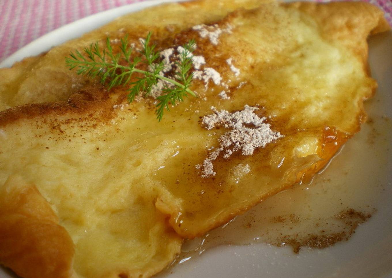 French thin toast in the microwave