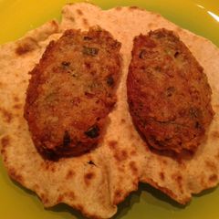 A picture of Red bean patties.