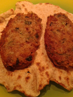 A picture of Red bean patties.