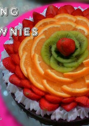 Foto resep Puding Brownies Isi Vla