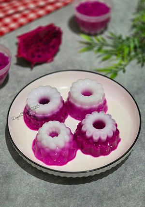 Foto resep Jelly Santan Buah Naga