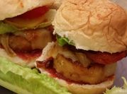 A picture of chicken burger