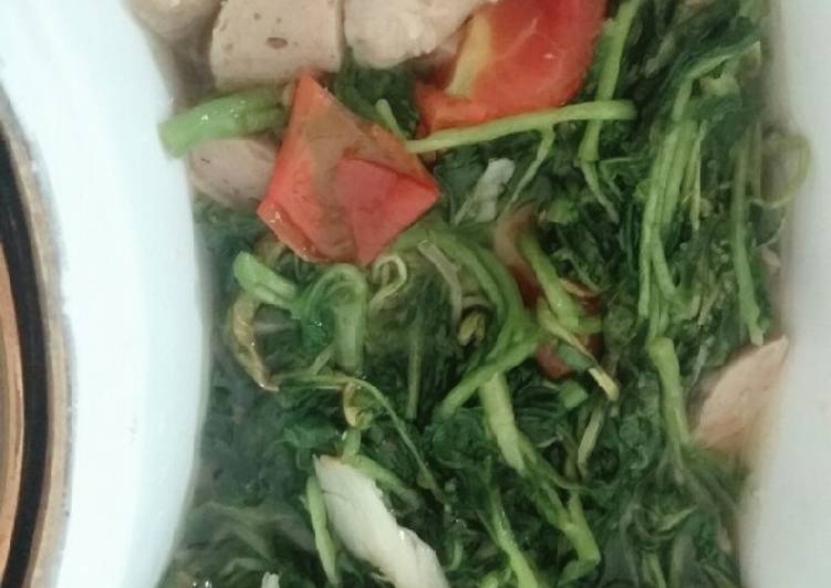 Resep Selada Air Bakso Anti Gagal