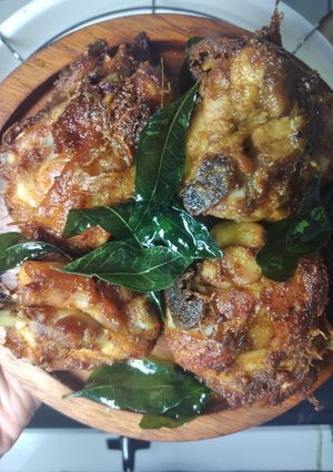 Foto resep Ayam goreng sereh daun kari