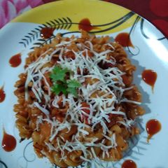 A picture of Spicy Macaroni in Tomato Sauce.