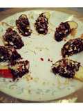 Dark Chocolate Dipped Apple Wedges