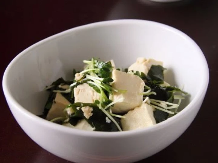 Easy Ways Prepare|Recipe} Easy Tofu and Wakame Seaweed Salad, Perfect