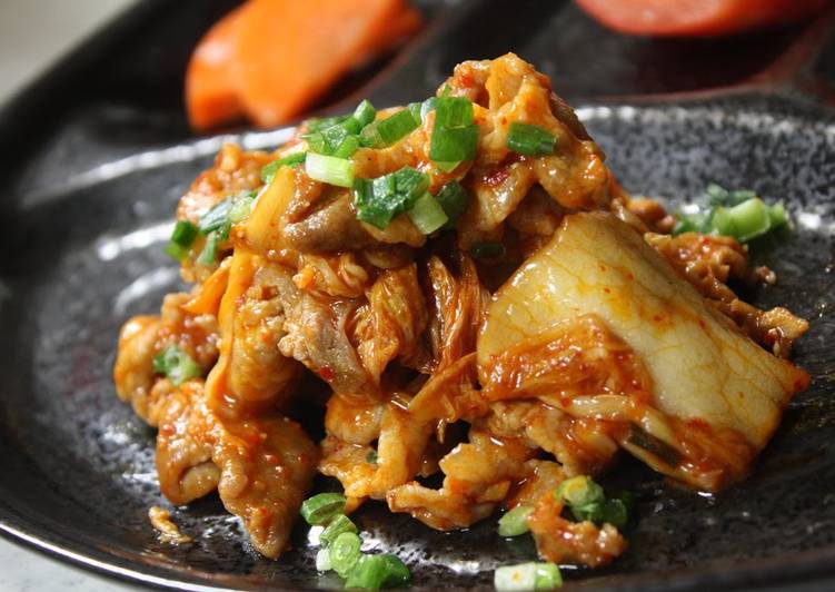 Recipe of Favorite Simple and So Tasty! Pork Kimchi