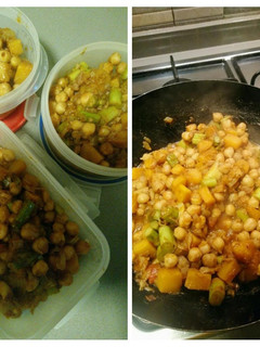 Una foto de Garbanzos al curry