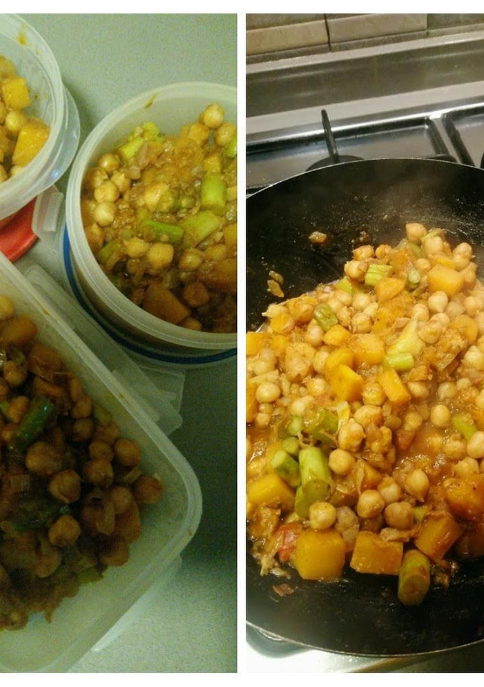 Una foto de Garbanzos al curry