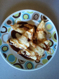 A picture of Fried Chicken Wontons.