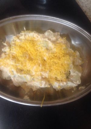 A picture of My Spicy Cheesy Potato Salad.
