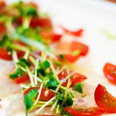 A picture of Red Sea Bream Carpaccio in 5 Minutes.