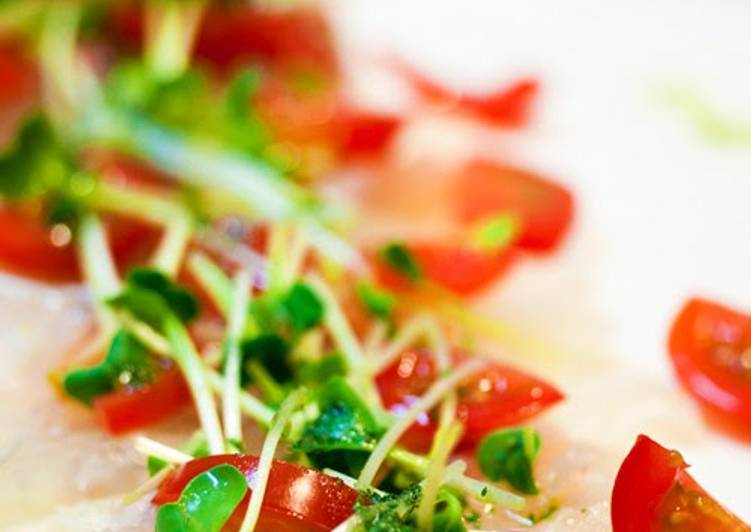 Step-by-Step Guide to Prepare Any-night-of-the-week Red Sea Bream Carpaccio in 5 Minutes