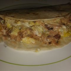 A picture of Quick breakfast wraps.