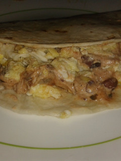 A picture of Quick breakfast wraps.