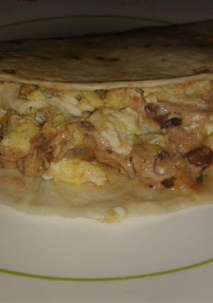 A picture of Quick breakfast wraps.