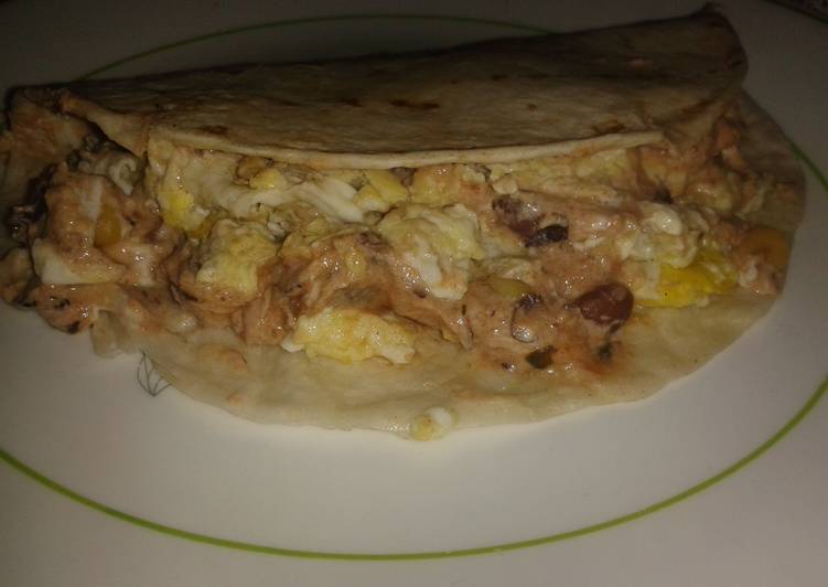 Steps to Make Super Quick Homemade Quick breakfast wraps