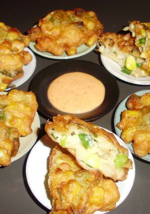 A picture of Corn Fritters.