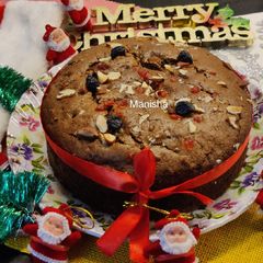 A picture of Christmas Special Eggless Plum Cake 🎂.