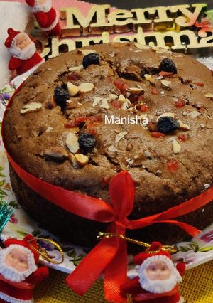 A picture of Christmas Special Eggless Plum Cake 🎂.